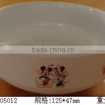 Melamine nice design printing kids noodle bowl