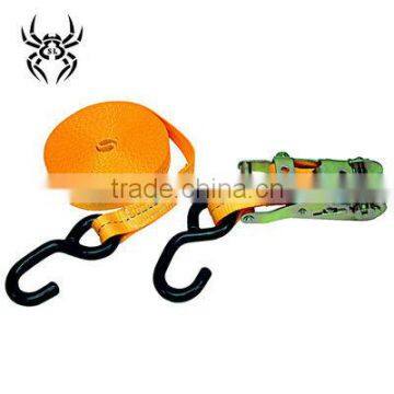 S Hook strap (lashing stap) polyester lashing tie down strap