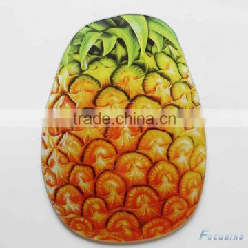 ananas shape tempered glass cutting board