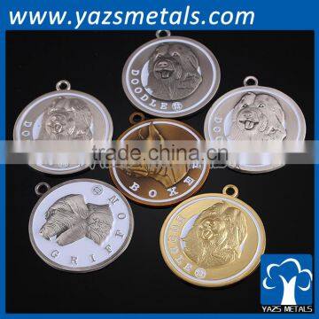 Factory Custom Antique Pet id Tag Pendant photo-5