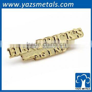 gold plating letters label brands