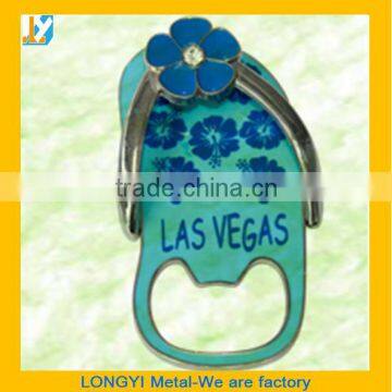 High quality Slipper bottle opener with soft enamel