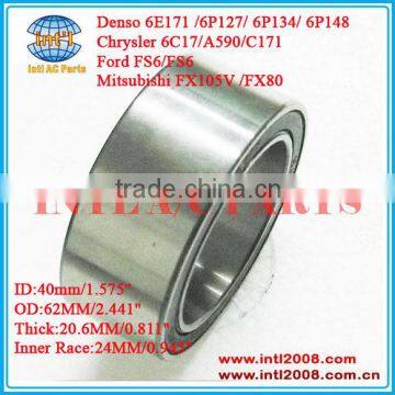 Denso 6E171/6P127/ 6P134/ 6P148 auto ac compressor Bearing for Ford FS6 C171 A590 Chrysler 6C17/A590/C171 Mitsubishi FX105V