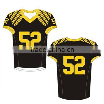 2015 fashion customized sublimation American football jerseys uniforms for club