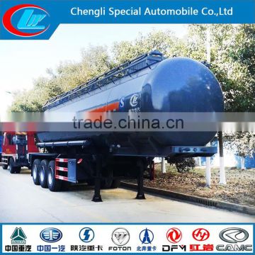 Using Chemical liquid tanker truck trailer 3 axle tank trailer 35t tanker transport chemical tanker china truck trailer