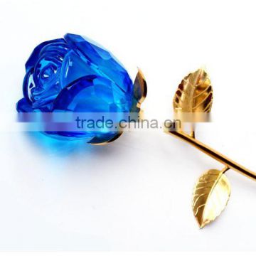 beautiful crystal rose as decoration or gifts