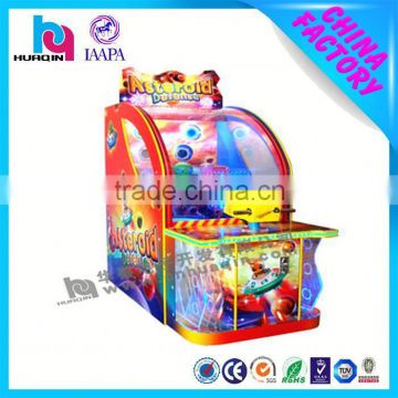 high quality Attraction swing kids coin operated lottery game machine