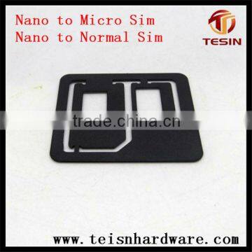 Fashionable nano mobile normal micro sim card holder for iPhone 4 4S Samsung HTC