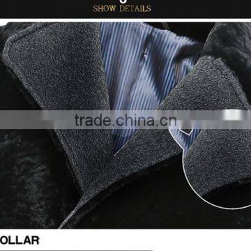 Knee Long Sheepskin Shearling Coat Men Real Leather Sheepskin Jacket Winter Jacket photo-5