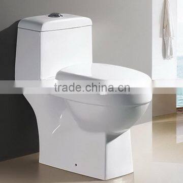 Siphonic One Piece Toilet with Top button single Flush