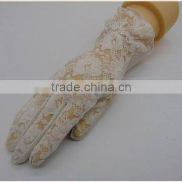 White Lace Sunscreen Driving Gloves For Sexy Ladies Wholesale China Suppliers