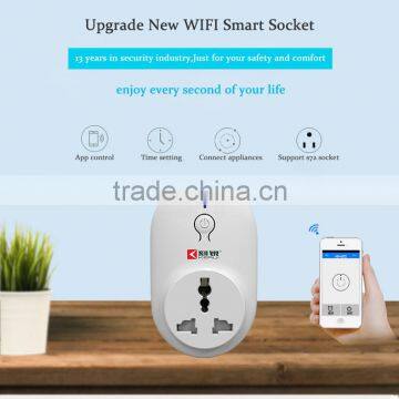 2015 NEWEST WIFI smart socket remote control home appliance