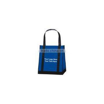 NON-WOVEN WINE AND GROCERY COMBO TOTE BAG WITH POLY BOARD INSERT