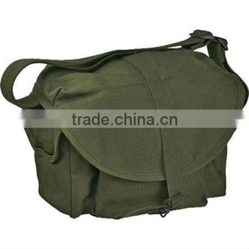 olive green Canvas Camera Bag