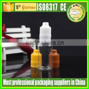 vapor liquid clear PET e liquid bottle 20ml PET dropper bottle