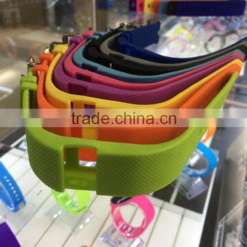 Neoon 2016 Fashion Design Silicone/TPU Logo Customized Multi Color TW64/TW64s Smart Bracelet Strap