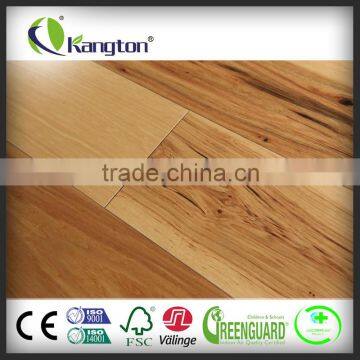 14/3 Natural color Hickory Multilayer engineered Antique Handscraped Elm Engineered wood flooring