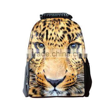 Aliepress felt hot fashion creative leisure cheetah animal bag pack durable children bag