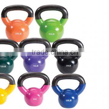 PVC coated kettlebells weight lifting