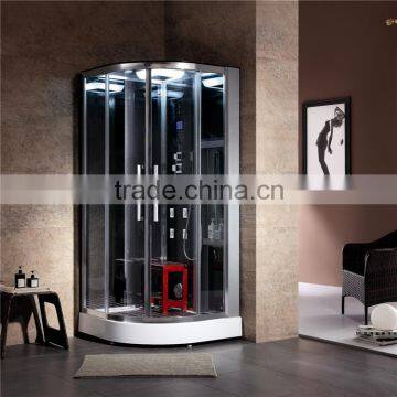 Factory price cheap shower cabin low tray steam room multi-functional shower cabin shower steam room