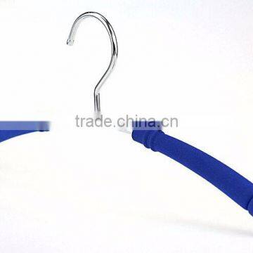 Strong Colorful Metal Clothes Hanger With Foam Padded, Non Slip