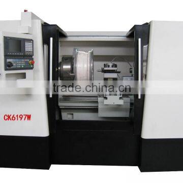 cnc machine for alloy wheels CK6197W wheel polishing machine