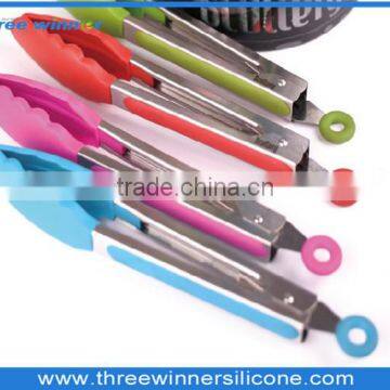 Kitchen Silicone Grill Tongs