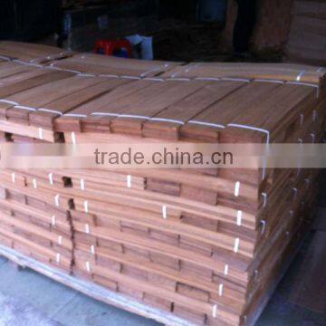 Natural Burma Teak Floor Veneer with Best Price