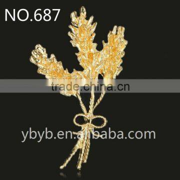 yiwu metal leaf hair accessories jewelry accessories garment accessories and trims--687