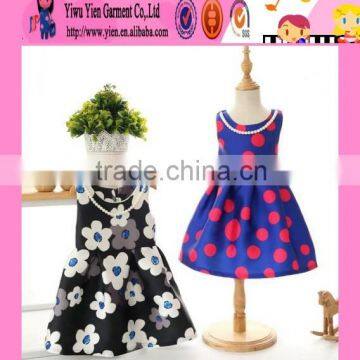 2016 Baby Flower Butterfly Ready Made Kids Dress Original Selling Summer New Design Kids Dress photo-6