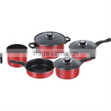 8 pcs high quality carbon steel cookware sets