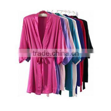 Polyester satin fabric satin for robe