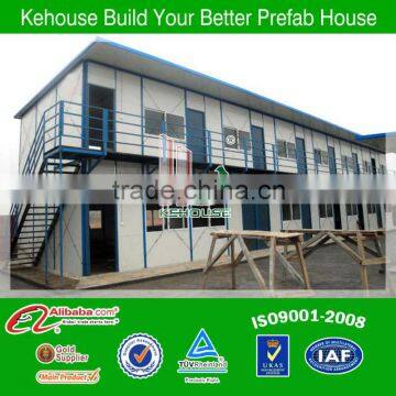 Kenya low cost steel prefabricated camp homes with ISO certification