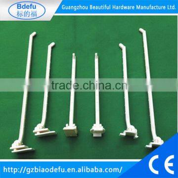 Plastic Display single Prong Hook for Cardboard