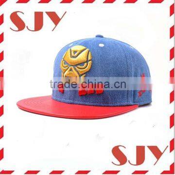 Custom 3d Embroidery Two Tone Basketball Snapback Hat