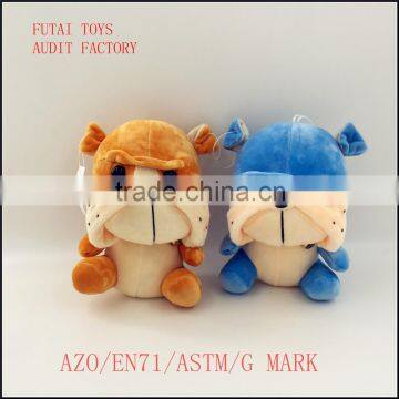 Plush Dog Toys Soft Material Stuffed Animal Pink and Blue Color