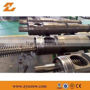 Bimetallic extruder double barrel screw alloy bimetallic single screw barrel for plastic