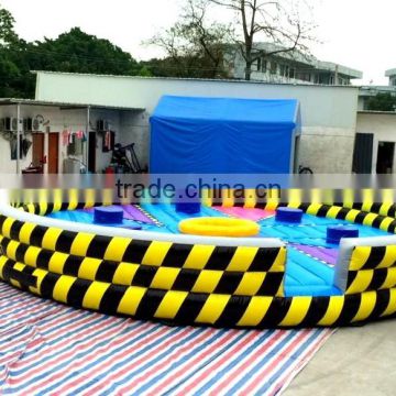 2016 Outdoor inflatable wipeout game supplier