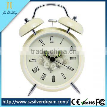 Trending hot products metal small alarm clock table clock