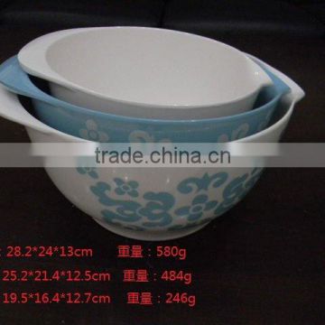 melamine mixing bowls set