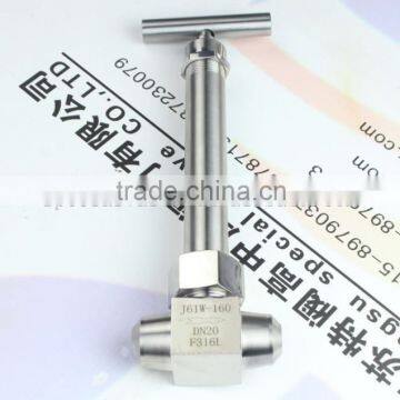 Stainless steel low temperature needle valve