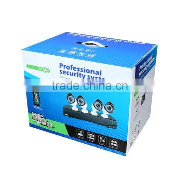 Kit Dvr 4 Cameras Technology IP Camera 4CH POE NVR CCTV Camera photo-2