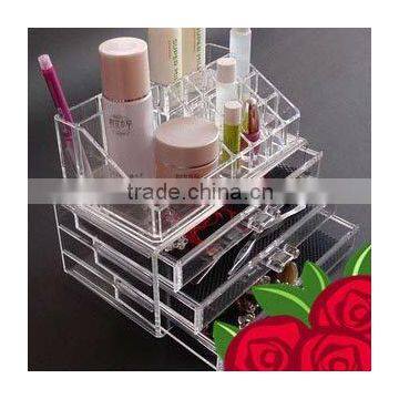 Clear Acrylic make-up storage box