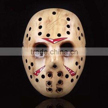 Hot selling hand-painted Jason Mask/ Resin movie mask/Halloween Resin Jason Hockey Mask ( Killer mask movie )