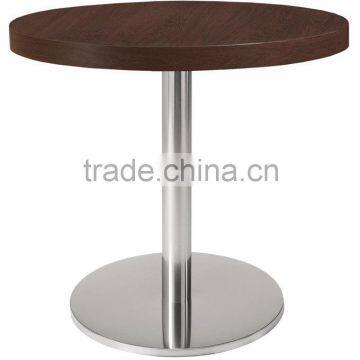 Commercial cheap round table top metal legs restaurant dining table