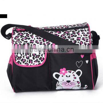 single shoulder cute mummy bag with print carton