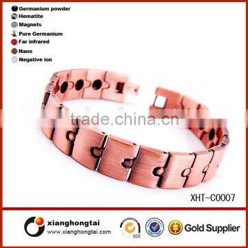 Factory selling directly magnetic brass bracelet