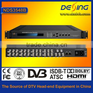 NDS3548B MPEG2/MPEG4 8 in 1 CVBS to CATV QAM modulator