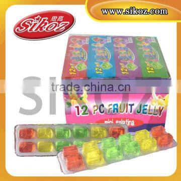 SK-V059 12pcs Colorful Fruit Jelly