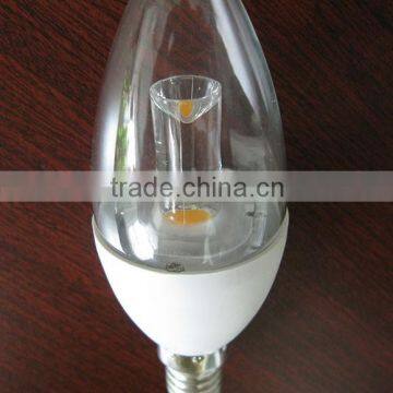 C37 3W 5W COB Led CE RoHS UL candle led lights, e12 light bulbs